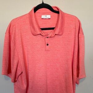 Grand Slam Men's Coral Polo Shirt